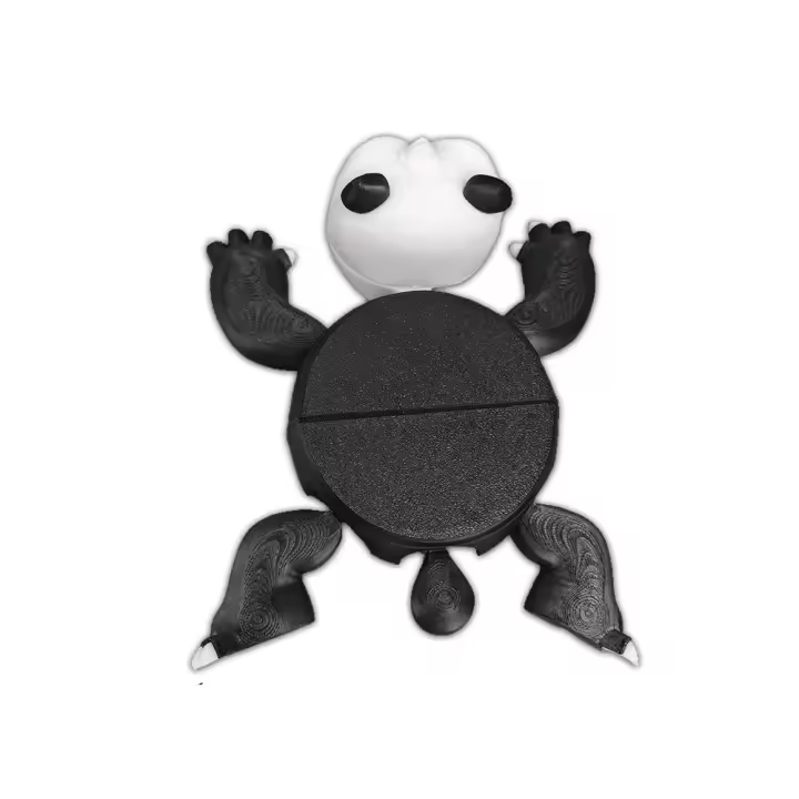 Divertida almohadilla de taza de Panda antiescaldaduras, adorno de expresión divertida, posavasos impreso en 3D, almohadilla de taza aislante de plástico, juguetes originales, juguete divertido - 1