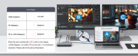 Minisopuru-Estación de acoplamiento de triple pantalla, Displaylink, para MacBook M1/M2/M3/Windows, estación de acoplamiento USB - details 6