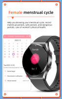 Reloj Inteligente Android iOS ECG, Detección de Enfermedades, Medición de Glucosa al Instante, Seguimiento del Periodo, Pulsómetro, Monitor de Sueño - details 17