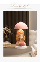 Adornos de lámparas de mesa para niñas, decoración de lámparas nocturnas en el dormitorio de la Sala de estar - details 6