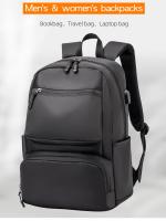 Mochila impermeable con carga USB para hombre, bolsa grande para ordenador portátil de 15,6 pulgadas, escolar - details 0