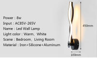 Lámpara Led de pared moderna para el hogar, candelabro de iluminación de interior, nórdico, para dormitorio, mesita de noche, decoración - details 0