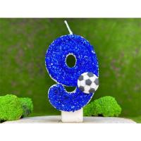 Velas Azules Grandes Decoración de Fiesta de Fútbol para Niños Recuerdos de Fiesta de Halloween - details 13