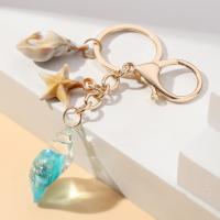 Llavero de concha luminosa, estilo bohemio, colgantes de playa de mar que brillan en la oscuridad, dijes creativos, llavero de concha de estrella de mar para verano - details 8