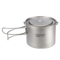 Lixada - maceta colgante portátil de titanio ultraligera, 900 ml/1600 ml, con asa plegable con tapa, utilizada para acampar al aire libre, hacer senderismo, - details 67