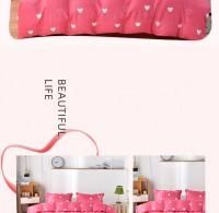 Cubierta de Edredón Floral Engrosada Tamaño Completo Queen Doble Individual con Borlas Rosa Flores Tapado para Cama Doble Sin Funda de Almohada y Sábana - details 1