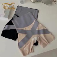 Ropa interior moldeadora de glúteos para mujer, bragas planas sin costuras, pantalones cortos de cintura, moldeador corporal deportivo, pantalones adelgazantes de seguridad - details 1