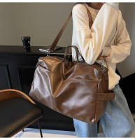 Bolsa de lavado de PU suave para negocios, bolsas de lona de viaje para senderismo al aire libre, natación, paquete de transporte, bolso de equipaje de lujo, mochila Retro de fin de semana - details 3