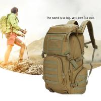 Mochila táctica de gran capacidad para deportes al aire libre, mochila para pesca, senderismo, camping, 50L - details 0