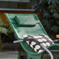 jardín Mecedora con reposapiés Tumbona ergonómica Negro OGS28-SCHx2 ES - details 90
