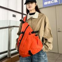 Bolso de pecho de Color sólido para hombre, bolso de hombro de tela Oxford multifuncional de gran capacidad, hombro ajustable, estilo coreano - details 17
