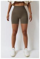 Shorts de Cintura Alta para Mujer en Verano Color Caramelo Ideal para Entrenamiento en Gimnasio y Yoga - details 24