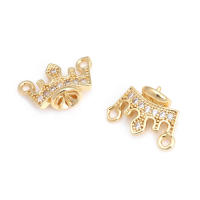 Colgante de Abalorio de Cuentas de Medio Agujero de Oro 18K Material de Metal de China - details 27