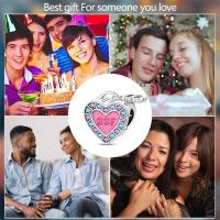 Abalorio Original de Plata de Ley 925 para mujer, abalorio de alta calidad adecuado para pulsera DIY, cuentas de amor para el Día de San Valentín, regalos de joyería para fiesta, nuevo - details 46