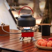 Mini estufa plegable de gas para acampar, cuadrada, portátil, para exteriores, utensilios de cocina ultraligeros, equipo de montañismo - details 0