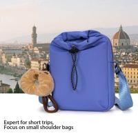Bolsa cruzada para botella de agua de estilo coreano, bolsa portátil impermeable para botella de agua, bolsa para teléfono móvil con cordón de nailon y parte superior abierta - details 21