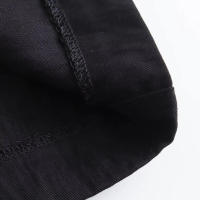 TRAFZA-Pantalones rectos informales para mujer, pantalón plisado holgado de cintura alta, pierna recta, ropa de oficina, 2024 - details 10