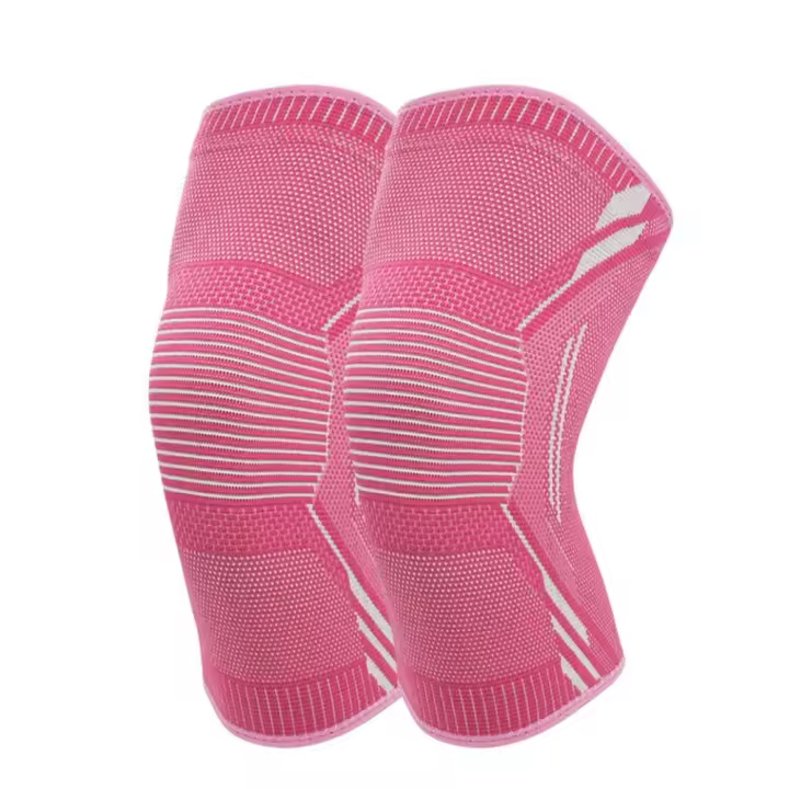 Rodillera deportiva antideslizante, rodilleras de nailon elástico de compresión, rodillera transpirable, rodilleras para mujeres y hombres - 1