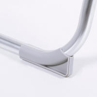 Silla plegable reclinable antivuelco Aktive, con cojín y reposabrazos, peso máx. 110kg, Material Textileno y aluminio, 44x55x101cm - details 6