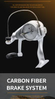Carrete de Pesca Ultraligero Rooblinos XF Marco de Metal Suave y Fuerte - details 4