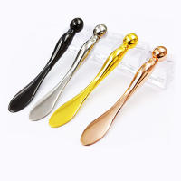 Herramienta de Cuidado Facial Barra de Masaje de Cara de Metal Anti Arrugas Aplicador de Crema para los Ojos Mezclador de Mascaras Spatula y Escoop - details 2