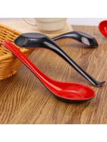 12/1PCS Mighty Porcelain Anti-Shock Spoon Japanese Rice Scoops Dumpling Porridge Soup Spoon Restaurant Kitchen Tableware Cutlery - details 8