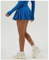 Falda acampanada de Yoga para mujer, Pantalón deportivo informal antideslumbrante con bolsillos, secado rápido, novedad - details 2