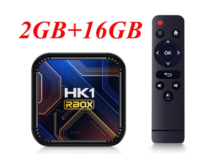 Android 13.0 TV Box RBOX K8S Quad Core 2G/16G 4G/32G 64G 2.4G 5G WIFI Doble - 1