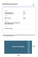 Juego de toallas de 4 piezas - Algodón - Calidad hotelera, secado rápido súper suave y altamente absorbente - details 3