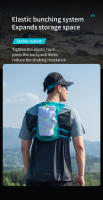 Mochila de Deporte al Aire Libre AONIJIE C9107 para Correr y Hidratarse Bolsa de Chaleco para 68cm a 130cm de Pecho - details 12