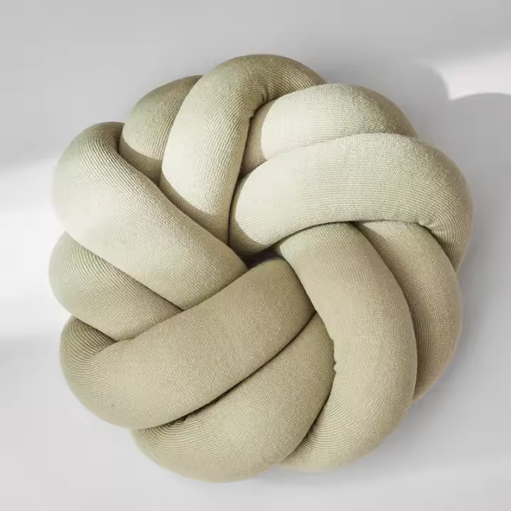 Cojines de Almohada de Mano DIY de Algodón Almohada de Lumbar para Coche y Sofá - 1