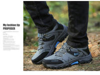 Zapatos de senderismo impermeables para hombre, zapatillas de escalada de montaña, calzado de entrenamiento al aire libre, antideslizante, novedad - details 18