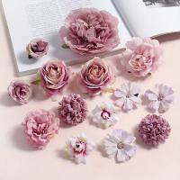 Cabeza de flores artificiales de rosas mezcladas, flores falsas para decoración del hogar, decoración de boda, manualidades, regalos, adorno, accesorios de guirnalda - details 13