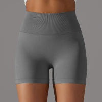 Hamidou pantalones cortos de Yoga para mujer, Shorts de Fitness para correr, ciclismo, transpirables, cintura alta, entrenamiento, gimnasio, Verano - details 56