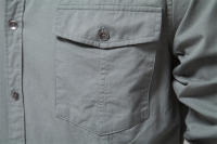 Camisa de algodón para hombre, camisa informal de moda, color sólido, manga larga, Primavera - details 6