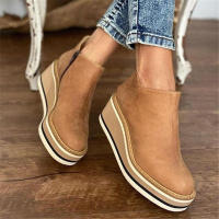 2025 Botas de tacón alto con suela gruesa para mujer, zapatos de moda de gran tamaño, otoño e invierno, - details 4