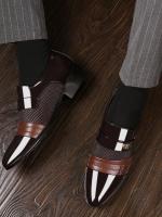 Zapatos sin cordones para hombre, zapatos Oxford de vestir a la moda para negocios, zapatos para hombre 2020, nuevos trajes clásicos de cuero para hombre, zapatos para hombre 2023 - details 7