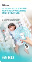 Kemei-cortapelos para bebé, recortador de pelo silencioso para niños, impermeable, recargable, inalámbrico, Kit de corte de pelo para bebé - details 6
