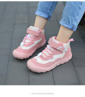 Botas de senderismo tobilleras de marca para niños, zapatillas de senderismo antideslizantes, calzado de escalada de montaña al aire libre, calzado deportivo Unisex para niños - details 24