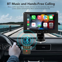 Reproductor multimedia de radio para coche Universal 7’ con Android Auto y Carplay inalámbrico de Gearelec para VW BMW Nissan Toyota - details 4
