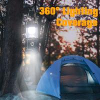 Linterna Solar para acampar, linterna LED plegable Solar recargable por USB, luces colgantes de emergencia para acampar al aire libre - details 6