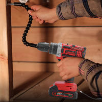 ONEVAN-taladro de impacto eléctrico de 500W, martillo, taladro de 38N.M, destornillador inalámbrico, herramientas eléctricas para carpintería, juego de pines de batería Makita - details 7