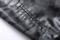 CHAIFENKO Chaqueta de Cuero Camuflaje Grueso Abrigo de Ocio de Invierno con Gorra Desmontable - details 12
