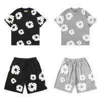 NOVEDAD DE VERANO 2025, conjunto de manga corta de Hip Hop, camiseta de marca a la moda, pantalones cortos - details 5