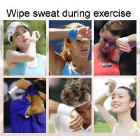 Pulsera de Deporte de Sudor 2Pcs Para Tenis y Bádminton Diadema de Apoyo para Muñeca de Gimnasio - details 4