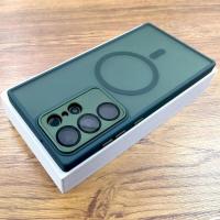 Funda Mate de lujo para Samsung Galaxy S25 S24 23 S22 Ultra Plus S23Ultra S24Ultra, cubiertas de cámara de vidrio para carga inalámbrica Magsafe - details 11
