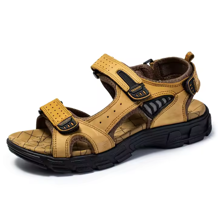 Sandalias deportivas con punta abierta para hombre, sandalias antideslizantes para exteriores, ligeras, deportivas, informales, para playa - 1
