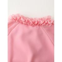 Vestido de gasa con volantes, estilo clásico, versátil y a la moda para mujer. - details 10