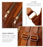 Mochila De Estilo Vintage para mujer, morral de piel sintética suave, informal, a la moda - details 4