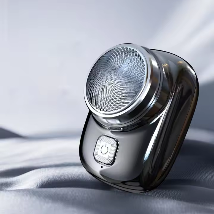 Mini Afeitadora eléctrica recargable por USB, afeitadora portátil de bolsillo para hombres - 1